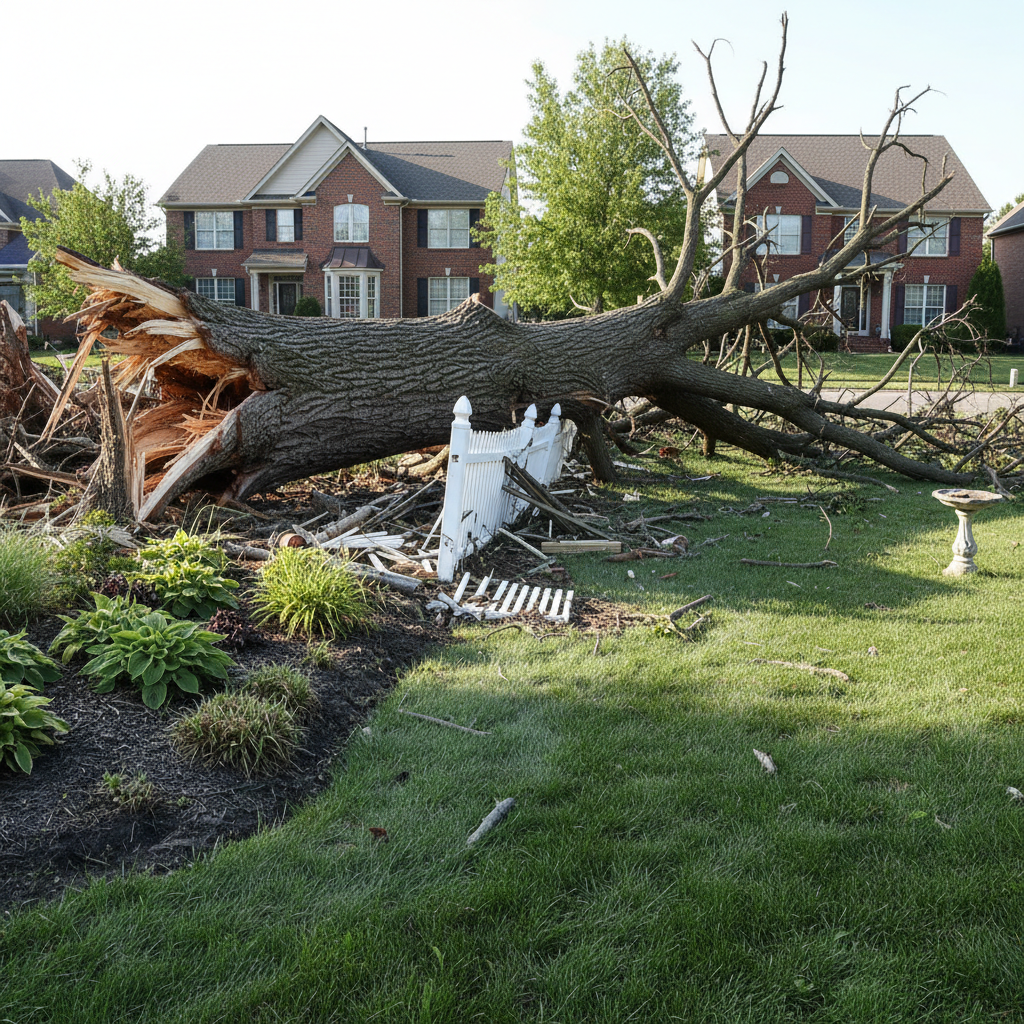 My neighbors tree fell and damaged my property but who is responsible?