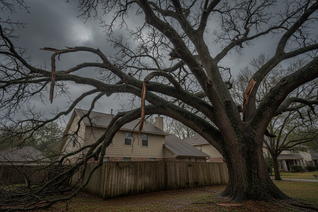 If a tree can hit your house..