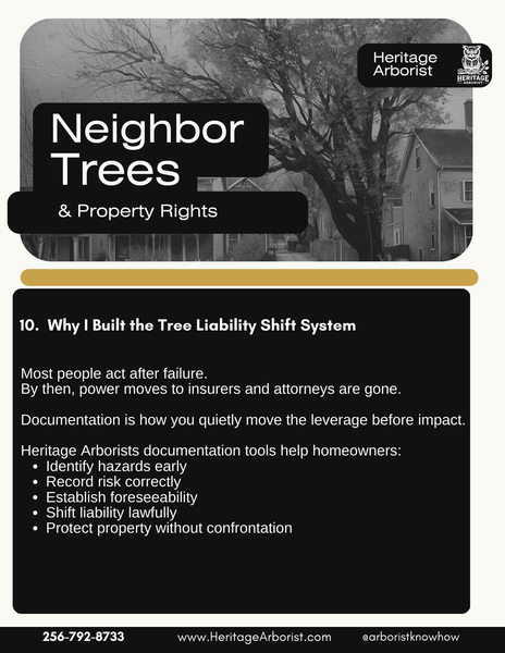 Neighbor Trees & Property Rights