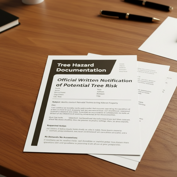 Tree Hazard Documentation Pack (Certified Mail Legal Protection Kit) Digital Download